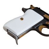 Beretta 70 Custom Pistol Grips made from White Acrylic