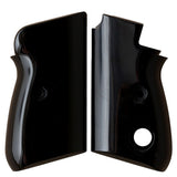 Beretta 71 Puma Custom Pistol Grips made of Black Acrylic