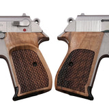 Walther PPK grips made of Walnut wood dragon skin checkering.2
