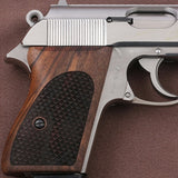 Walther PPK grips made of Walnut wood Dragon skin Checkering.3