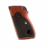 Beretta 70 Custom Pistol Grips made of Rosewood with custom logo engraved.