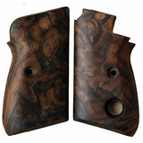 Beretta 71 Puma Custom Pistol Grips made of Root Walnut.