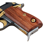 Beretta 71 Puma grips made of Rosewood.