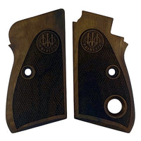 Beretta 71 Puma grips made of Walnut Wood with custom logo engraved.