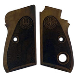 Beretta 71 Puma grips made of Walnut Wood with custom logo engraved.