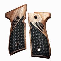 Beretta 92FS grips made of walnut wood