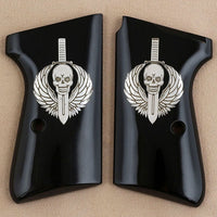 Walther PPK/S made of Black Acrylic with custom logo made of Silver.1