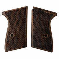 Walther PPK/S grips made of Walnut wood Dragon skin Checkering.