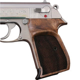 Walther PPK grips made of Walnut Wood.