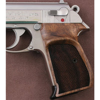 Walther PPK grips made of Walnut Wood.6