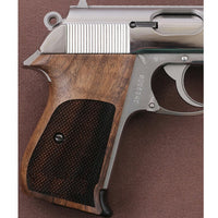 Walther PPK grips made of Walnut Wood.7