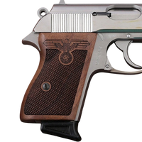 Walther PPK grips made of Walnut Wood with custom logo Engraving.8