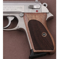 Walther PPK grips made of Walnut Wood.6