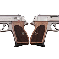 Walther PPK grips made of Walnut Wood.4