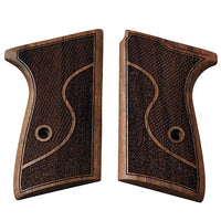 Walther PP grips made of  Walnut wood