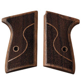 Walther PP grips made of  Walnut wood