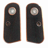 Custom grips for Colt 1903 Pocket Hammerless pistol by Bestpistolgrips, showcasing polished wood with detailed texture.