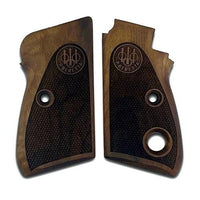 Beretta 71 Puma grips made of Walnut Wood with custom logo engraved.