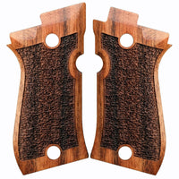 Beretta 81FS Custom Pistol Grips made of walnut wood.