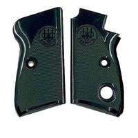 Beretta 70 custom pistol grips made of  Black Acrylic PMMA with custom logo engraved.