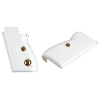 Beretta 70 custom pistol grips made of White Acrylic PMMA.