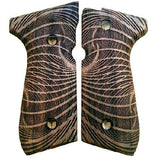 Beretta 92G grips made of walnut wood with custom engraving 