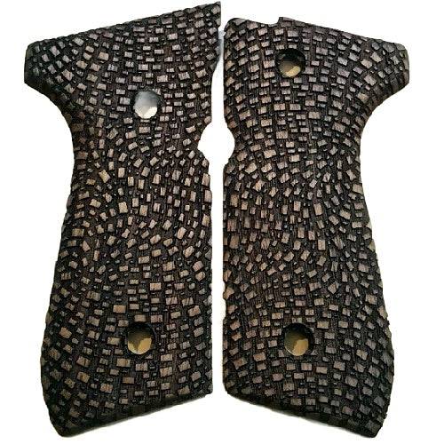 Beretta 92G grips made of walnut wood