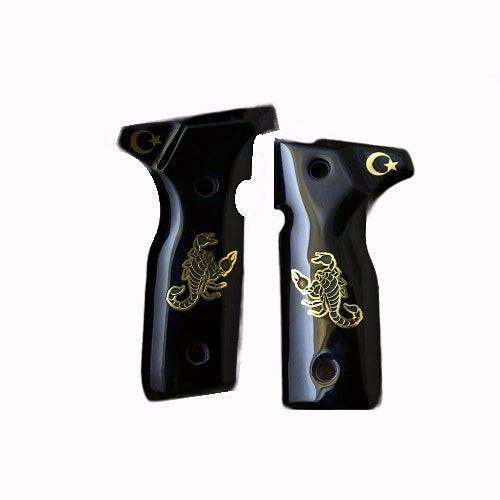 Beretta Cougar 8000 grips | Custom Brass & Acrylic Designs
