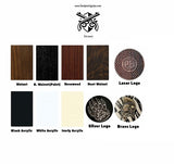 Smith & Wesson 500 Custom Pistol Grips, made from Walnut wood with custom logo made of silver