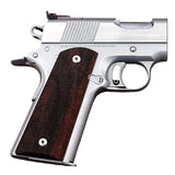 Sig Sauer 1911 custom walnut wood grips with checkering by Bestpistolgrips