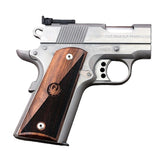 Bestpistolgrips Colt 1911 custom walnut grips with checkering and engraved logo