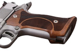Bestpistolgrips Colt 1911 custom walnut grips with diamond checkering and professional target design