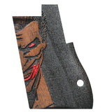 Walnutwood desert eagle custom pistol grips with engraved logo, designed for bestpistolgrips brand.