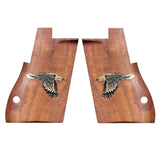 Desert Eagle Custom Pistol Grips made of Walnut wood with Custom logo made of Silver