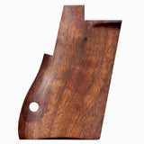 Bestpistolgrips Desert Eagle custom grips made from walnut wood, shown as a pair of pistol grips