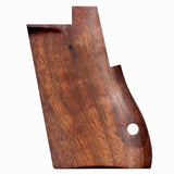 Bestpistolgrips Desert Eagle custom grips made from walnut wood, shown as a pair