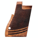 Bestpistolgrips Desert Eagle custom grips made from walnut wood with checkering pattern