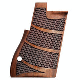 Desert Eagle custom walnut wood grips with checkering by Bestpistolgrips