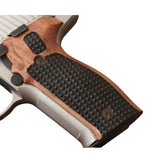 Sig Sauer M11-A1 custom grips made from walnut wood, designed for Sig Sauer P226 pistol, by Bestpistolgrips.