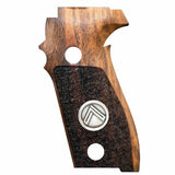 Sig Sauer M11-A1 custom grips by Bestpistolgrips, textured firearm grips with ergonomic design for improved handling.