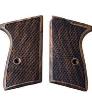 Walther PPK/S grips made of Walnut wood Dragon skin Checkering