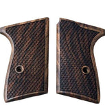 Walther PPK/S grips made of Walnut wood Dragon skin Checkering