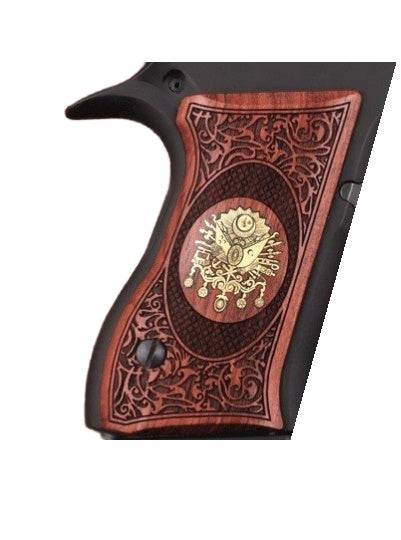 ZIB GRIPS Jericho 941 Impugnature Fatte A Mano Da Impugnature In Legno - Foto 11